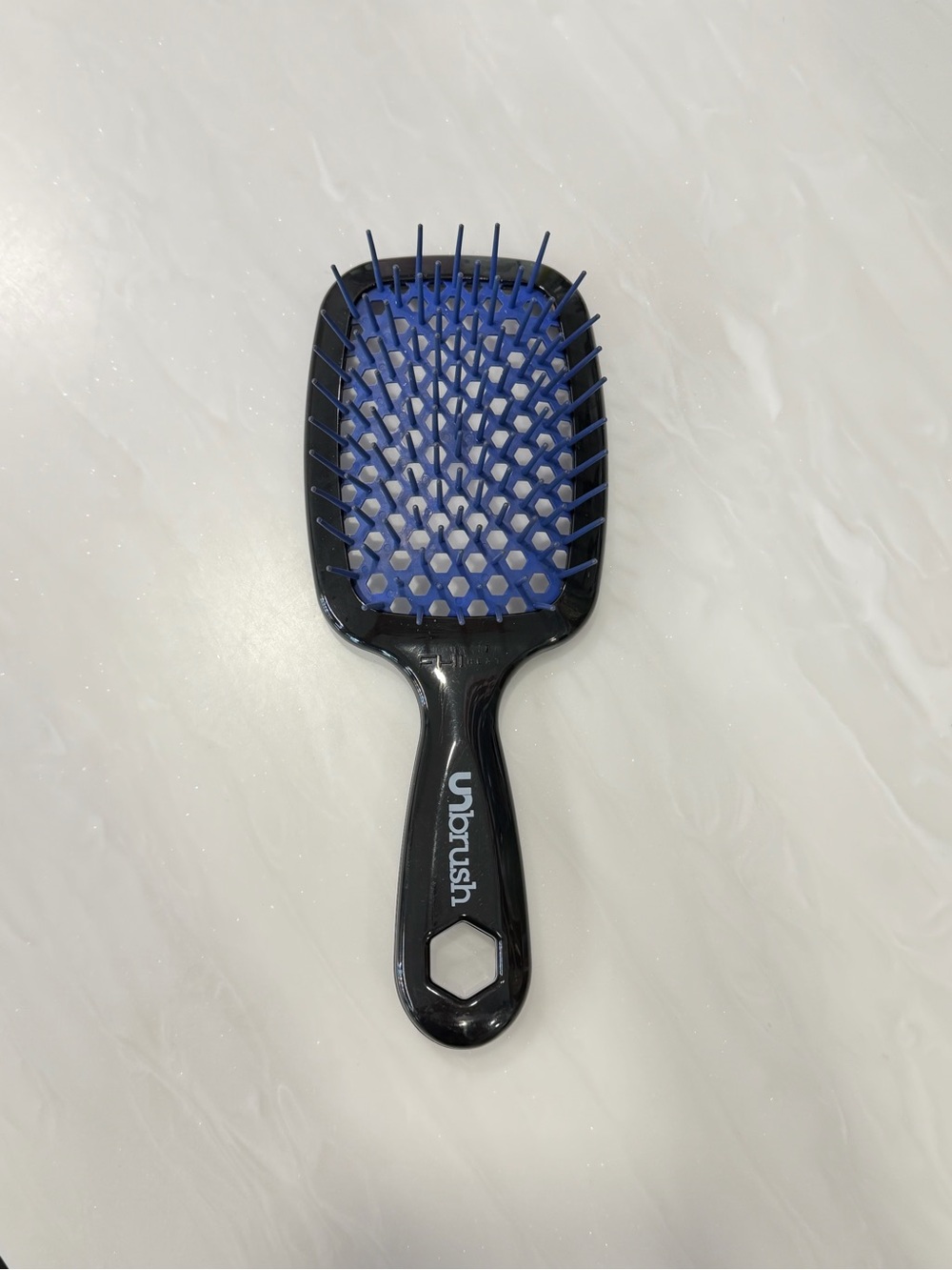 Black & Blue Paddle Detangling Hair Brush